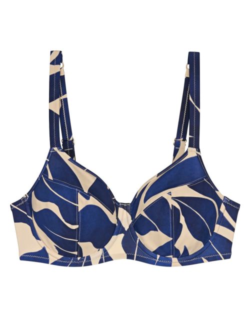 Summer Allure W underwired bikini top, blue