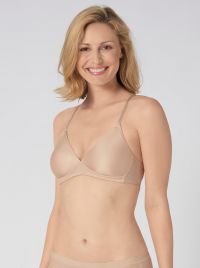 Soft Sensation P padded non-wired bra, natural