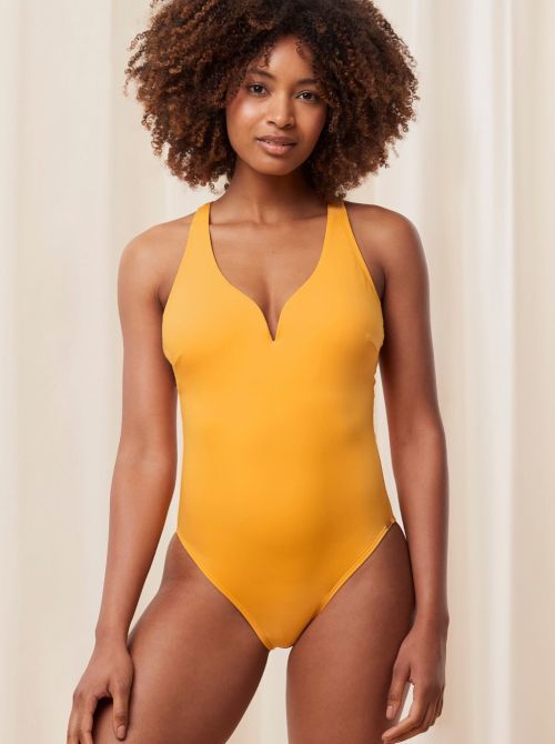 Flex Smart Summer OP swimsuit, yellow