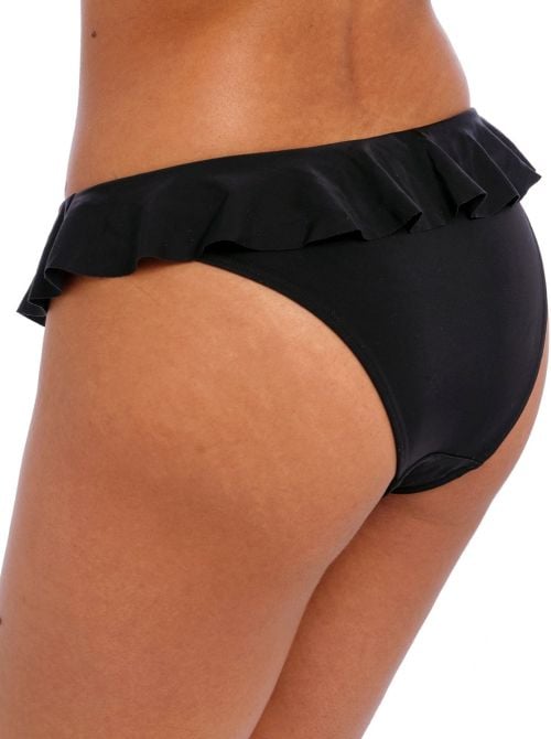 Jewel Cove plain Slip per bikini, nero