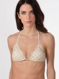 Halaveli bikini triangolo e slip, avorio