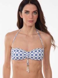 Jade bikini fascia e slip, blu