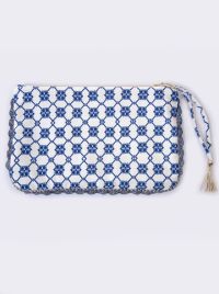 Jade pochette, blu