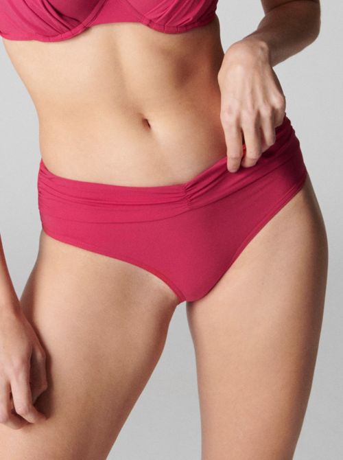 Mantra highwaisted bikini bottoms, raspberry