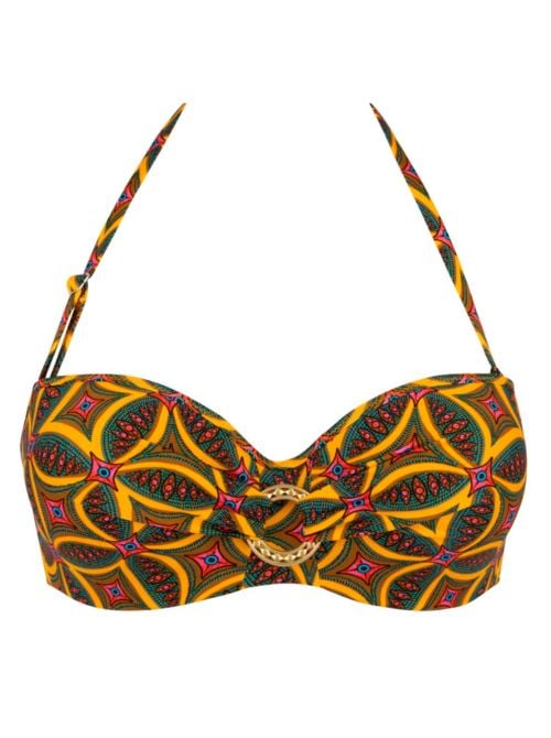 La Muse Africa bandeau bikini bra