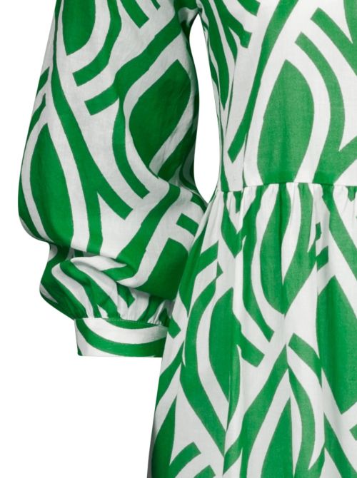 Bamboo Solids  maxi dress, green