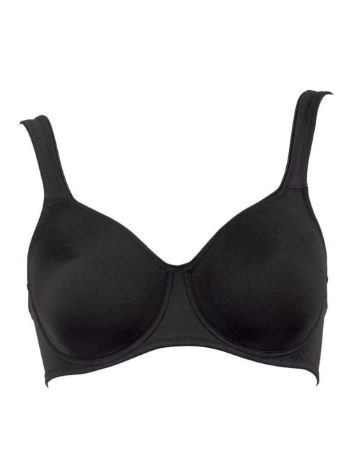 Twin 5490 Reggiseno microfibra con ferretto, nero