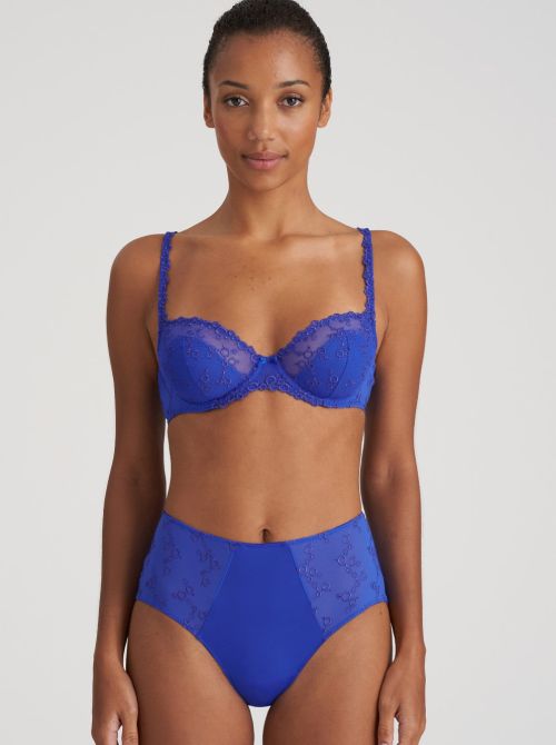 Nellie slip a vita alta, blu elettrico MARIE JO