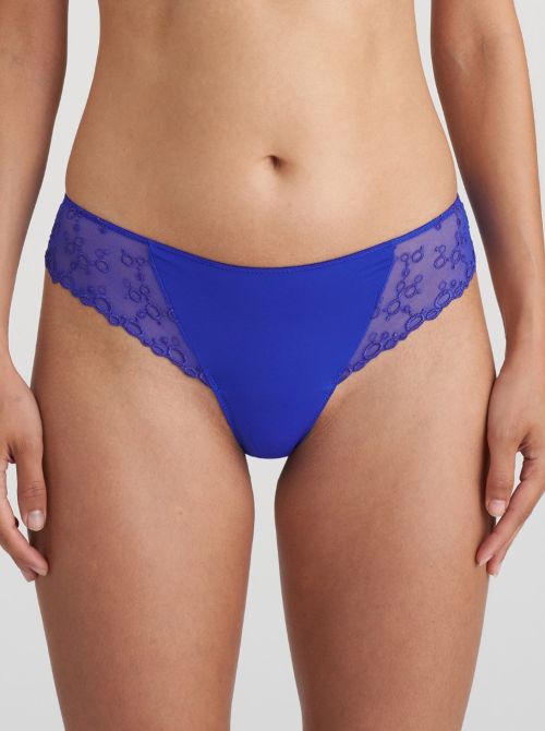 Nellie slip brasiliana, blu elettrico