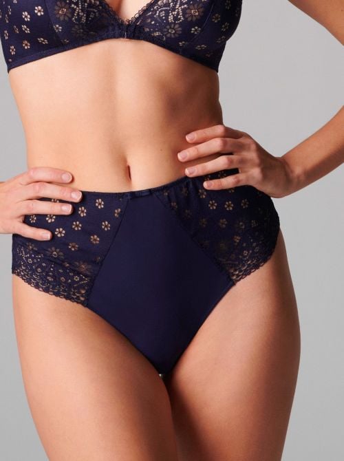 Aimee High-waist brief, blue SIMONE PERELE