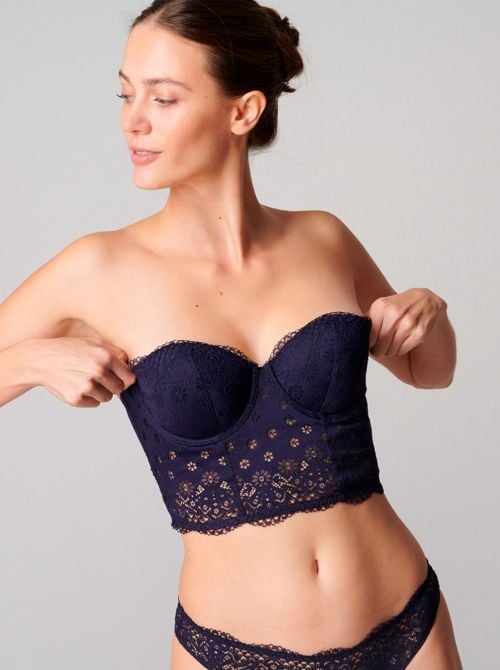 Aimee bustier, blue SIMONE PERELE