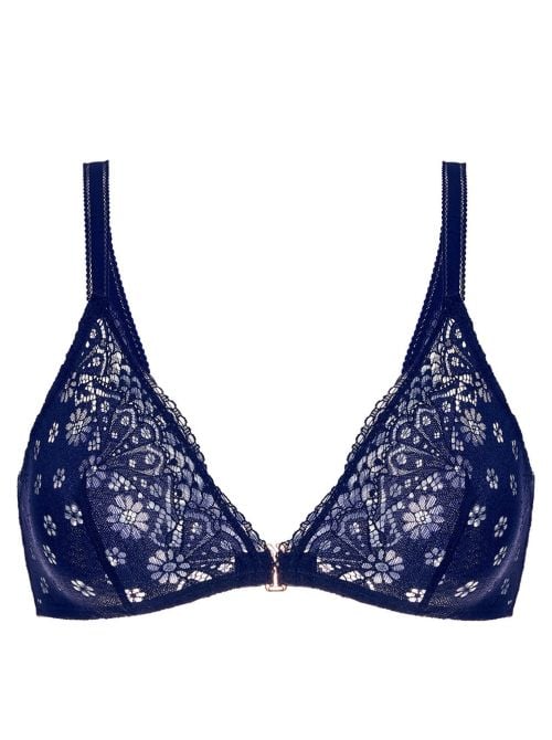 Aimee reggiseno senza ferretto, blu