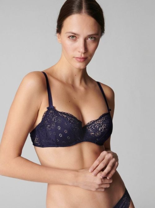 Aimee wired bra, blue