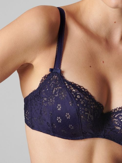 Aimee reggiseno con ferretto, blu