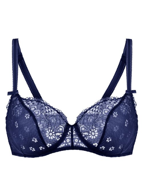 Aimee reggiseno con ferretto, blu