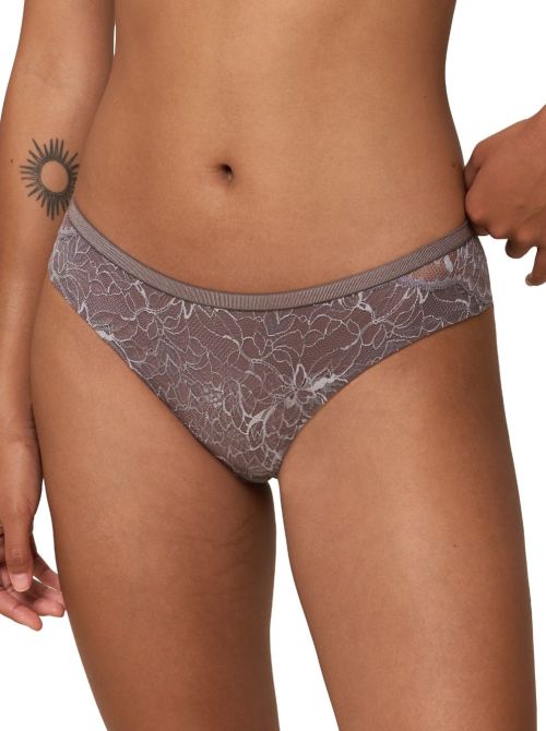 Amourette Charm T Brazilian 01 briefs, grey pigeon TRIUMPH