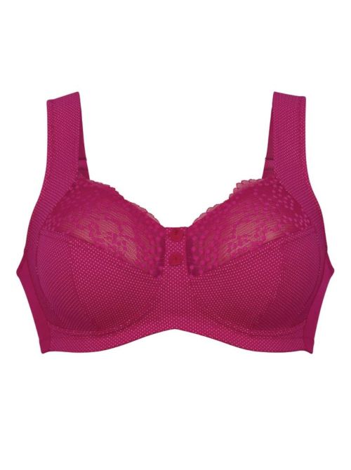 Orely non-wired bra, red