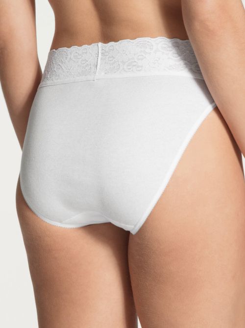 Lycraspitze 2 Slip fianco medio, bianco