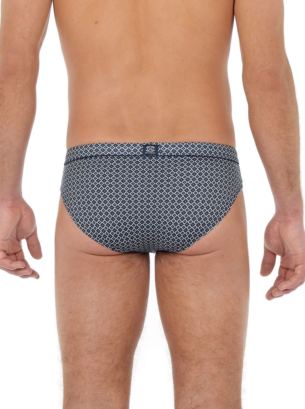 HOM Slip Boxer Uomo – Confezione Da 3 – Cotone Ed Elastan, Nero, Grigio E Blu Navy