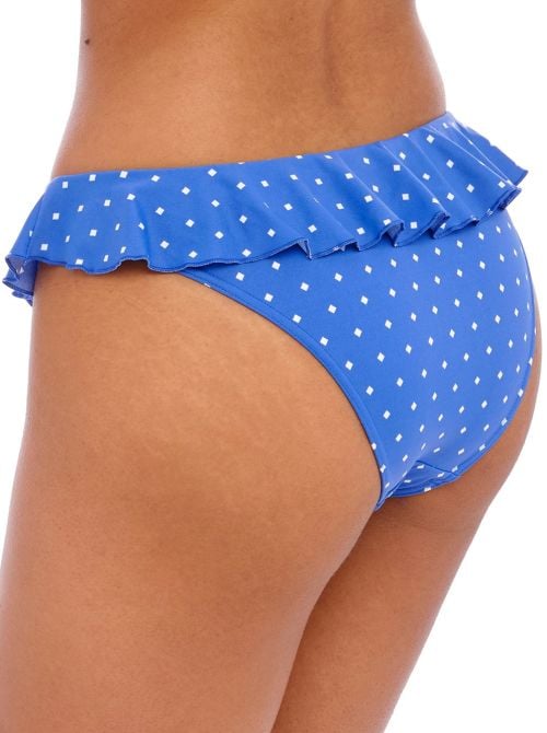 Jewel Cove plain Slip per bikini, azure