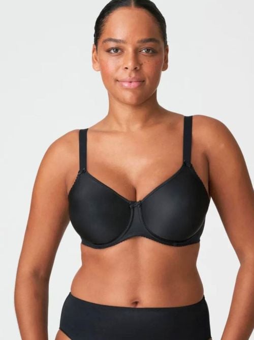 Satin Reggiseno con ferretto, nero PRIMADONNA