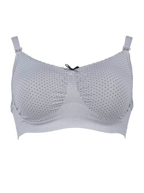 5097 Reggiseno per allattamento in seamless, grigio argento