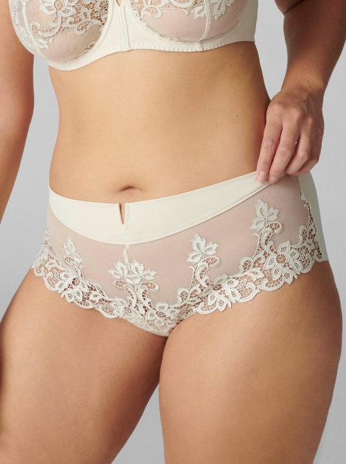 saga Shorty lace brief, beige