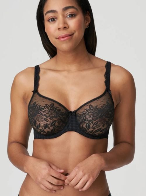 Madison wired bra, black