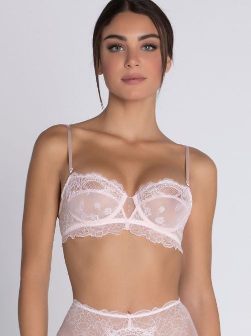 Sublime en Dentelle reggiseno a balconcino, rose sublime