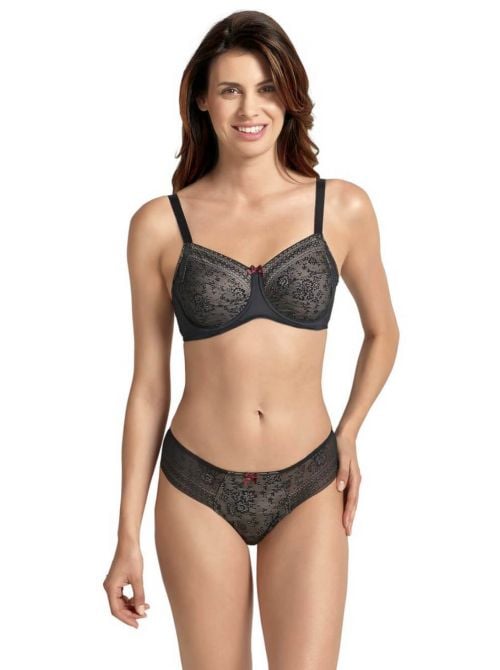Fleur 1355 Slip alto, nero