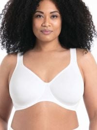 Twin 5490 Seamless Underwire Bra, white