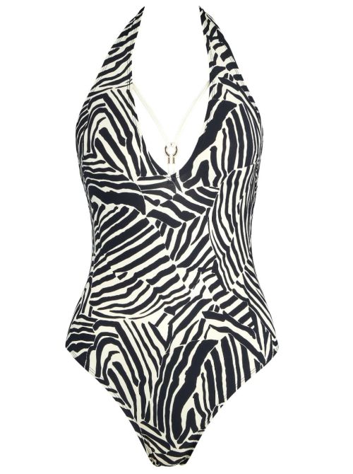 Savannah Mood one-piece swimsuit, zebra