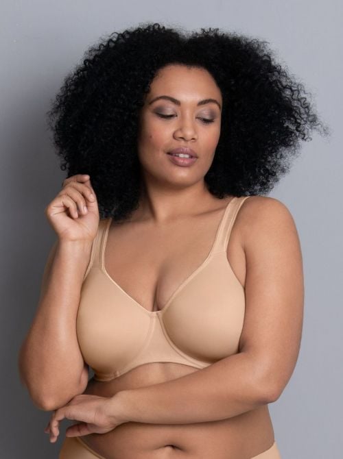 Twin 5490 Seamless Underwire Bra, desert