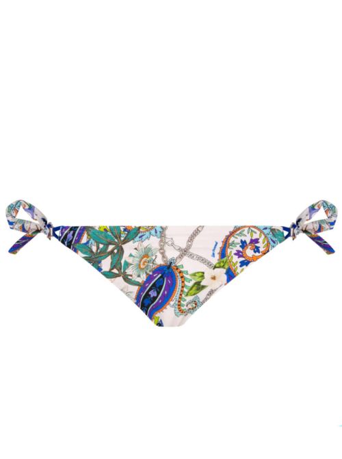 Odyssee Cashmer  bikini bottoms with laces,bleu cashmer