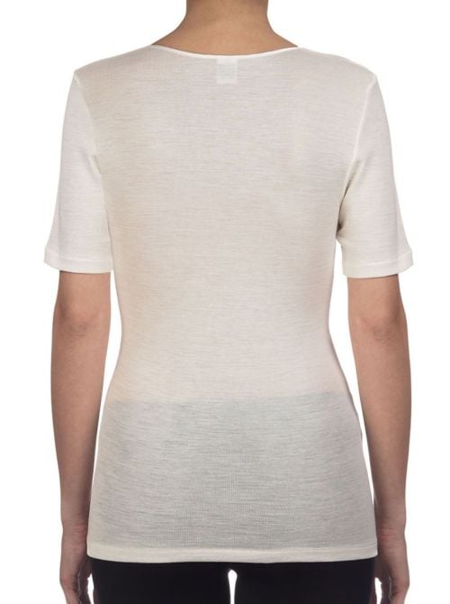 T-shirt Donna 100% Lana Merino, champagne