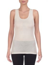 Women's tank top 100% Merino wool, champagne