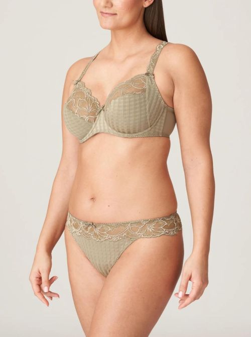 Madison thong, golden olive