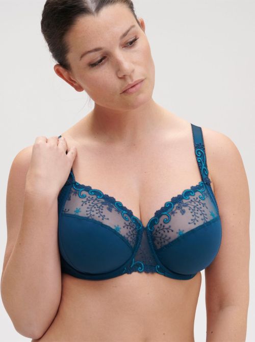 Delice Reggiseno con ferretto coppe profonde, blue prestige