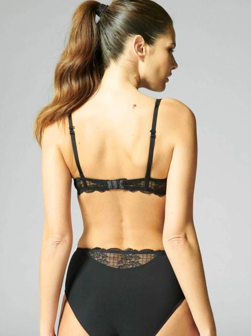 Reve reggiseno a balconcino, nero