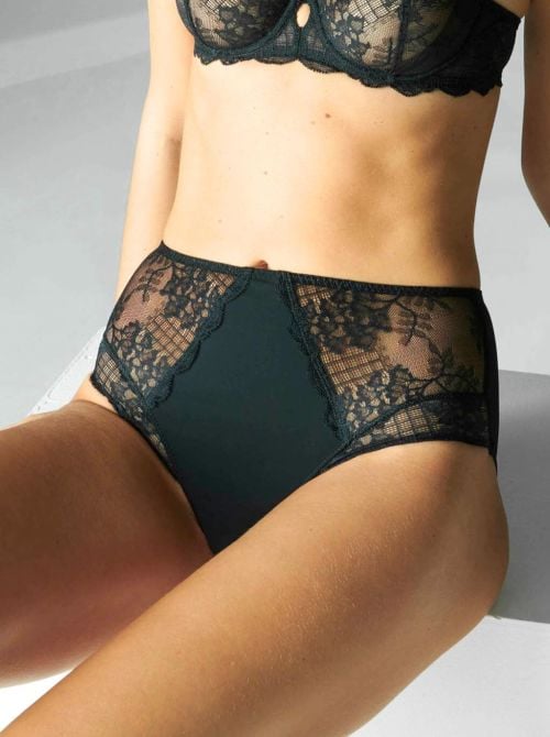 Reve slip alto, nero SIMONE PERELE