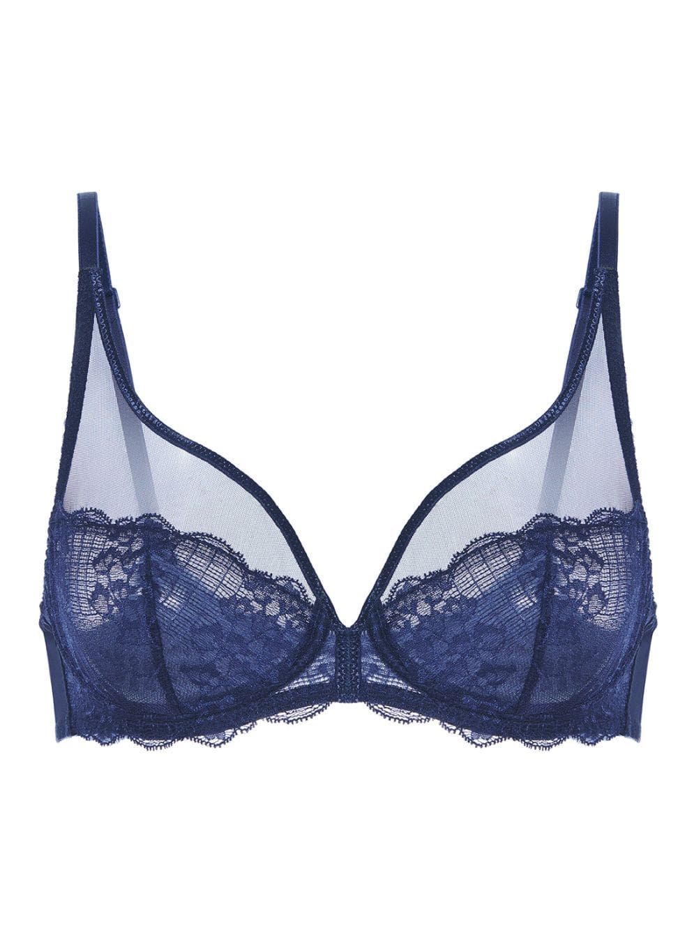 Reggiseno Scandale Dorina – Blu Parisien – Pizzo Allover – Taglia 75F