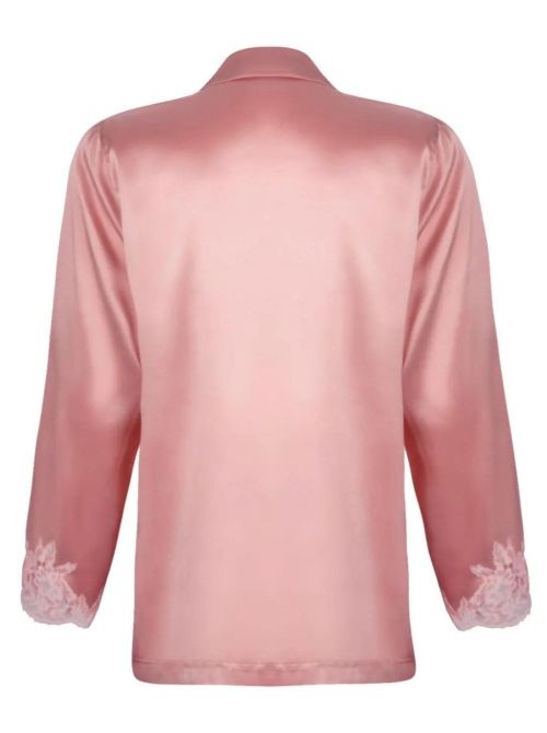 Splendeur Soie silk pyjamas jacket, splendeur rose LISE CHARMEL