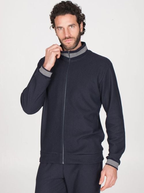 Alessandria Men's Jacquard Milano Knit Tracksuit