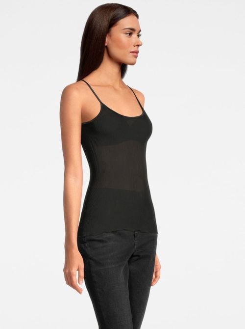 Silk top, black OSCALITO