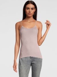Top in pura seta, rosa