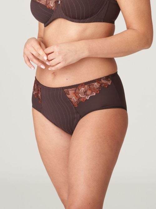 Deauville High waisted briefs, brown