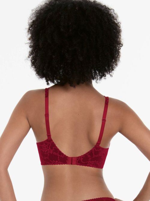 Bobette reggiseno con ferretto con coppe spacer, rubino
