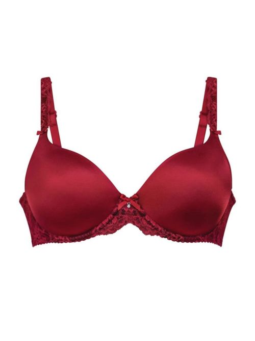 Bobette reggiseno con ferretto con coppe spacer, rubino