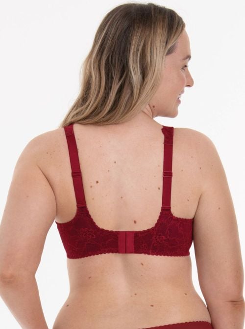 Bobette reggiseno per coppe grandi con ferretto, rubino