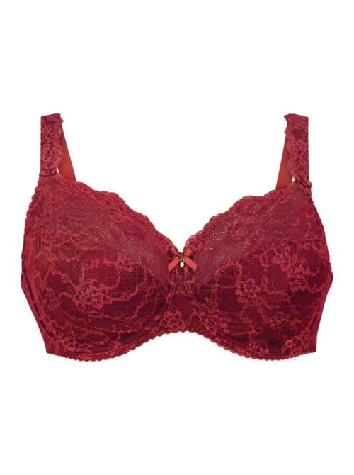 Bobette reggiseno per coppe grandi con ferretto, rubino